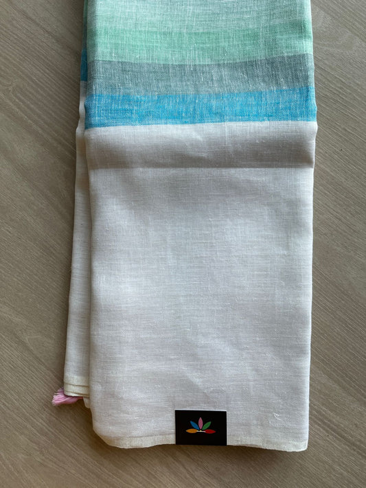 Simple Linen Saree- 26939-26940