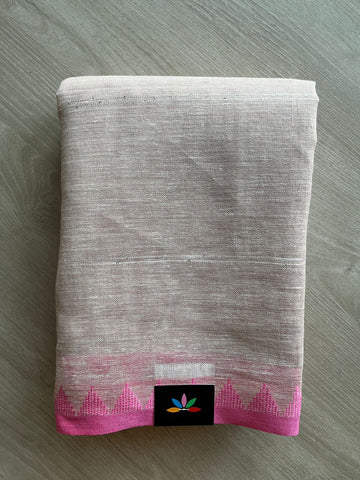 Simple Linen Saree- 26945