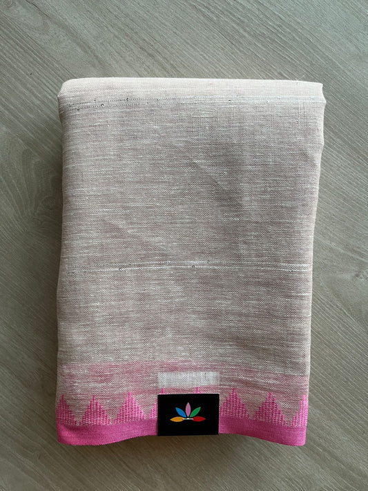 Simple Linen Saree- 26945
