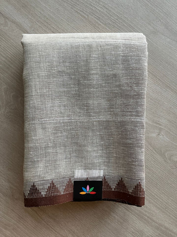 Simple Linen Saree- 26944