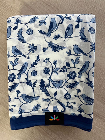 Printed Fine Mul Cotton Saree - 26984