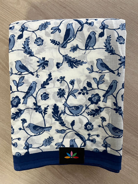 Printed Fine Mul Cotton Saree - 26984