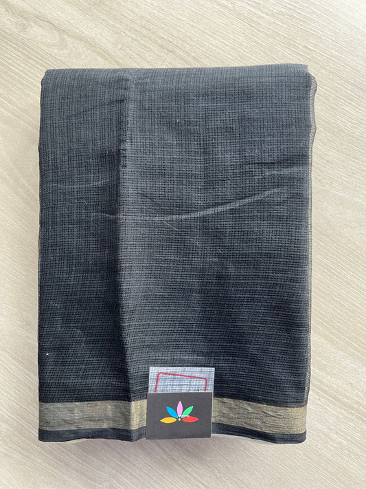 Kalamkari Pallu and Blouse Kota Cotton Saree -27020