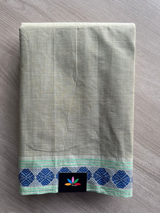 Contrast Border Cotton Saree -27044