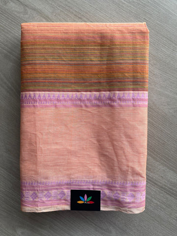Contrast Border Cotton Saree -27047