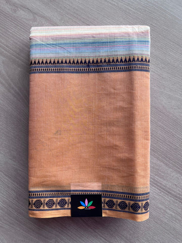 Contrast Border Cotton Saree -27051