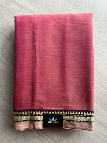Small Border Narayanpet Mercerized Cotton Saree -27269