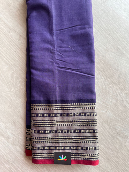 Long Border Narayanpet Mercerized Cotton Saree -27274