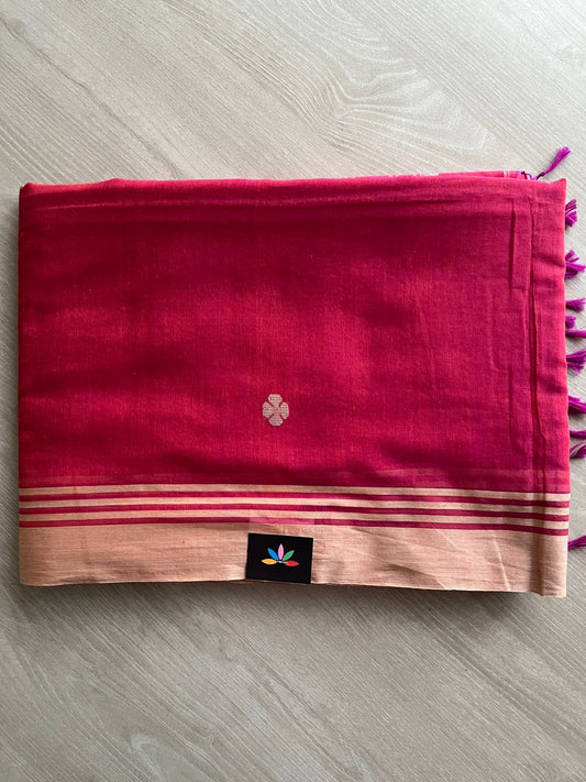 Bengal Fine Soft Cotton Jacquard Weave Saree - 27480