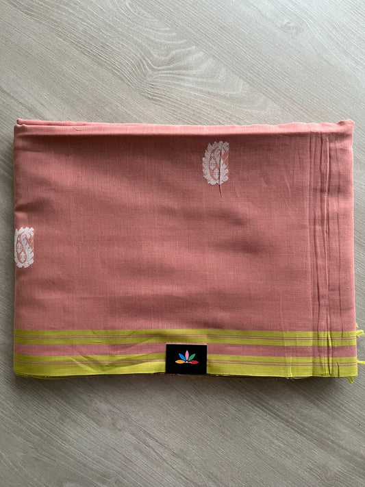 Bengal Fine Soft Cotton Jacquard Weave Saree - 27482