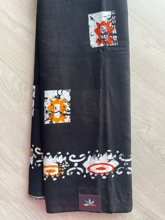 Designer Screen Printed Mul Cotton Saree-27531-27533