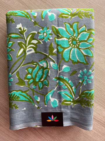 Designer Screen Printed Mul Cotton Saree- 27534-27536