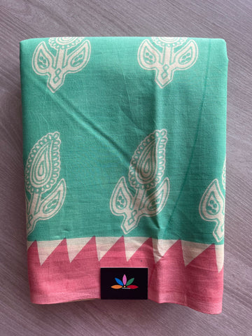 Designer Screen Printed Mul Cotton Saree- 27537-27539