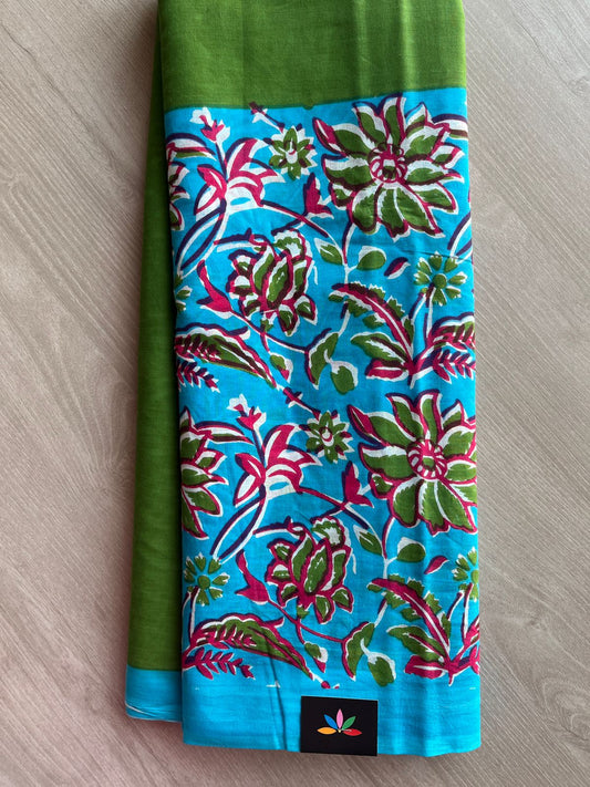 Designer Screen Printed Mul Cotton Saree-27540-27542