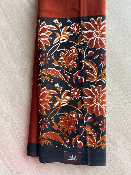 Designer Screen Printed Mul Cotton Saree-27543-27545