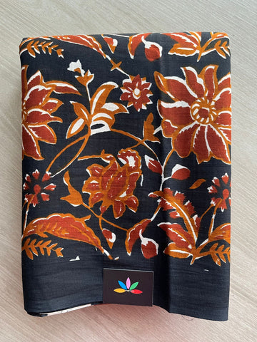 Designer Screen Printed Mul Cotton Saree-27543-27545