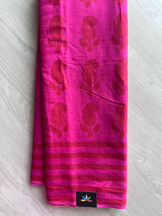 Designer Screen Printed Mul Cotton Saree- 27546-27548