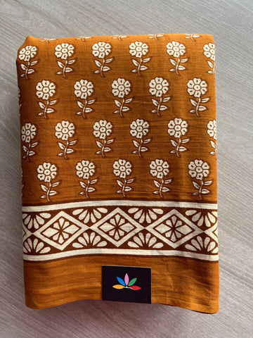 Designer Screen Printed Mul Cotton Saree- 27552-27554