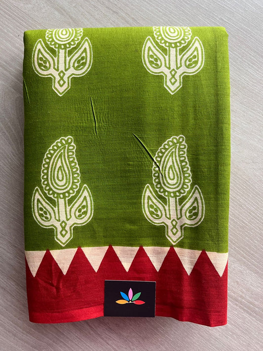 Designer Screen Printed Mul Cotton Saree-27570-27572
