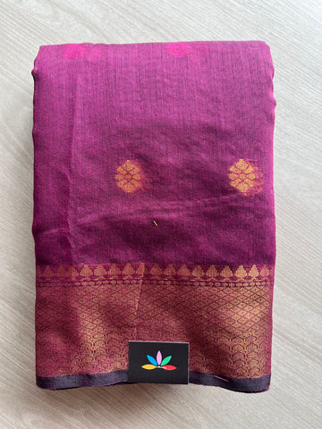 Simple Mixed Cotton Saree -27577