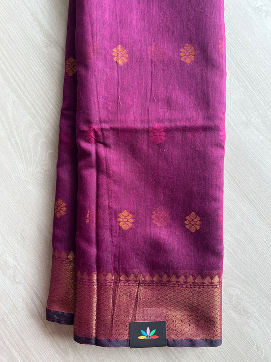 Simple Mixed Cotton Saree -27579