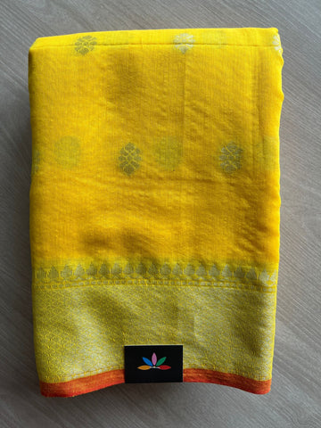 Simple Mixed Cotton Saree -27578