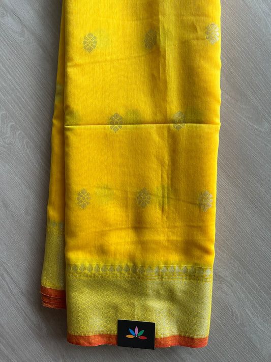 Simple Mixed Cotton Saree -27580
