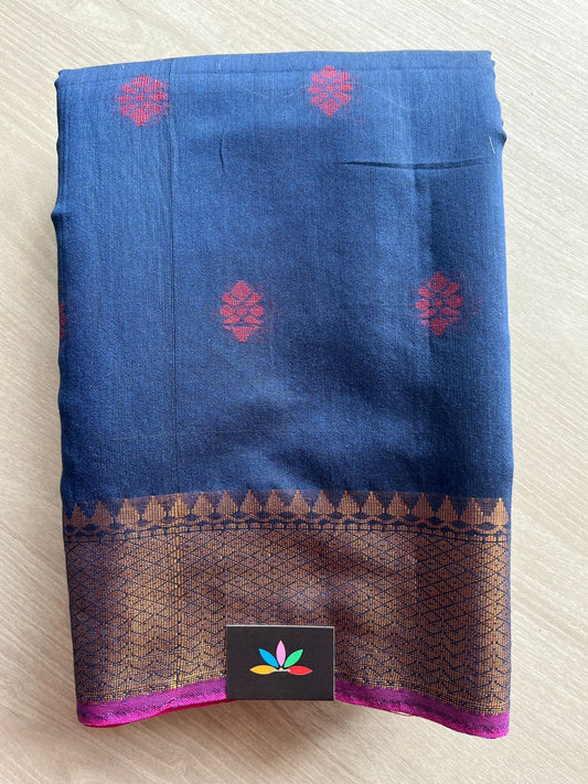 Simple Mixed Cotton Saree -27581