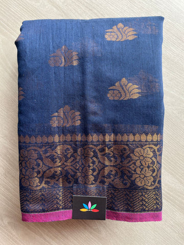 Simple Mixed Cotton Saree -27582