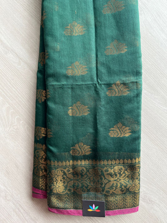 Simple Mixed Cotton Saree -27583
