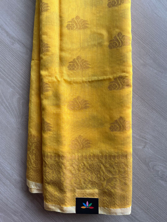 Simple Mixed Cotton Saree -27584