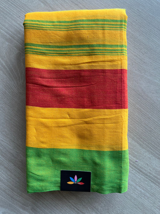 Handloom Bengal Soft Cotton Saree (without blouse) -27613