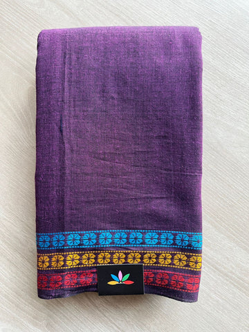 Handloom Bengal Soft Cotton Saree (without blouse) -27618