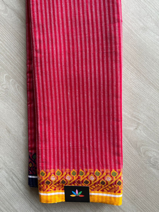 Handloom Bengal Soft Cotton Saree (without blouse) -27619