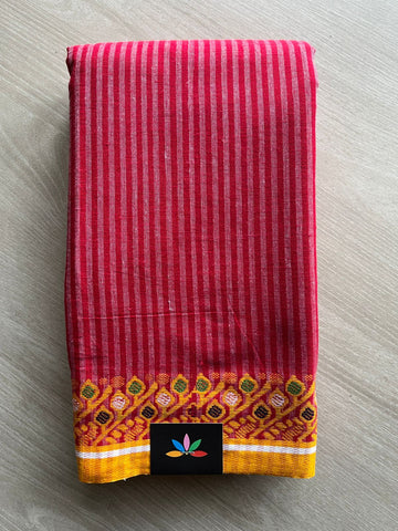 Handloom Bengal Soft Cotton Saree (without blouse) -27619