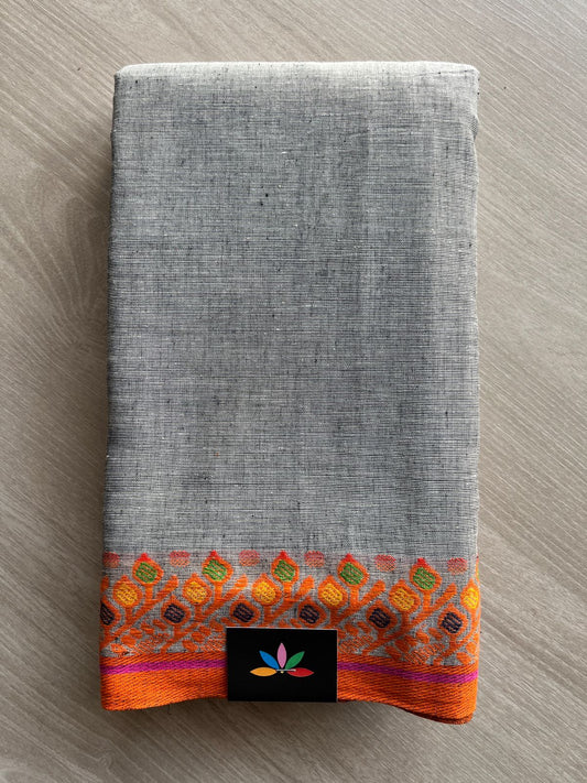 Handloom Bengal Soft Cotton Saree (without blouse) -27620