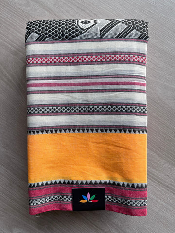 Handloom Bengal Soft Cotton Saree (without blouse) -27622