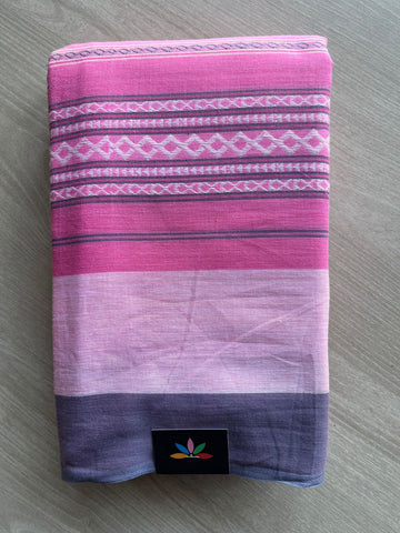 Handloom Bengal Soft Cotton Saree (without blouse) -27623