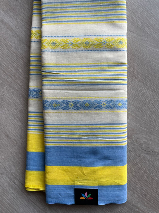 Handloom Bengal Soft Cotton Saree (without blouse) -27624