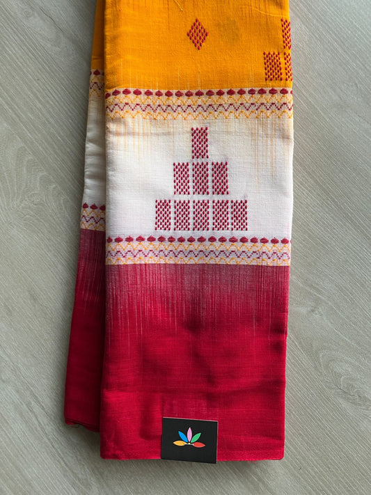 Handloom Bengal Soft Cotton Saree (without blouse) -27631