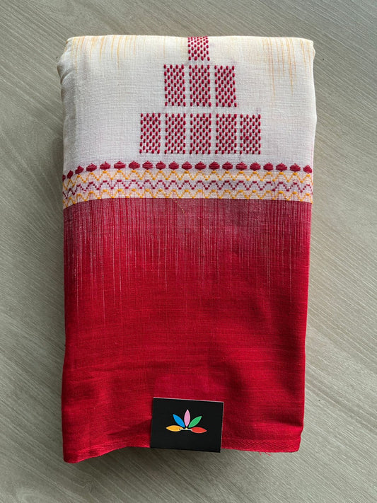 Handloom Bengal Soft Cotton Saree (without blouse) -27631