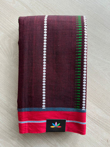 Handloom Bengal Soft Cotton Saree (without blouse) -27637