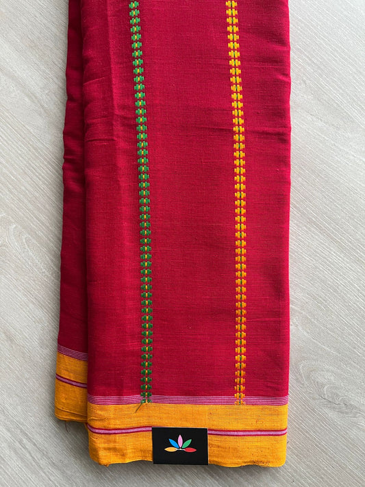 Handloom Bengal Soft Cotton Saree (without blouse) -27638