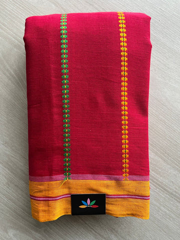Handloom Bengal Soft Cotton Saree (without blouse) -27638