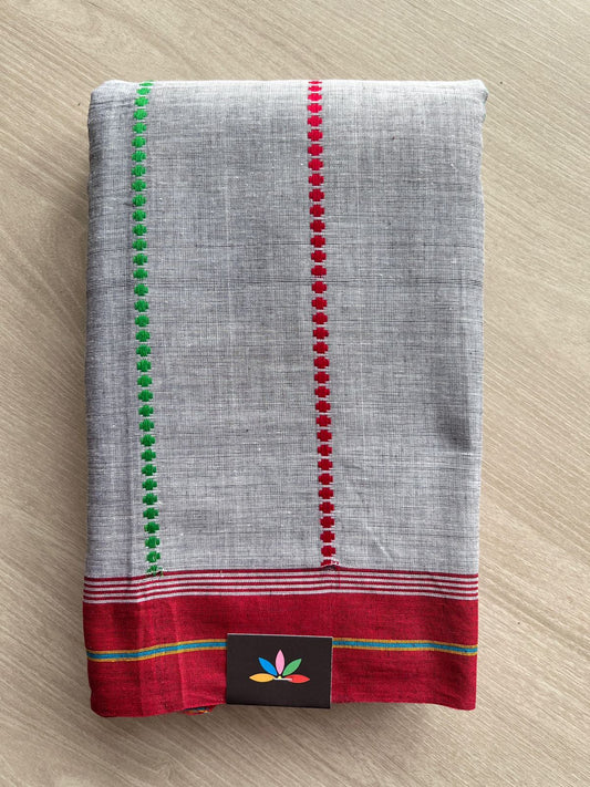 Handloom Bengal Soft Cotton Saree (without blouse) -27639