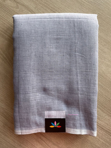 Plain Fine Mul Cotton Saree -27656