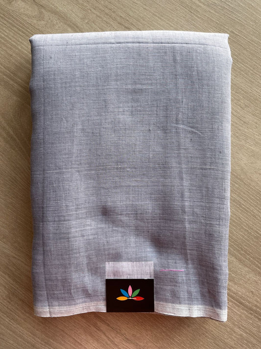 Plain Fine Mul Cotton Saree -27656