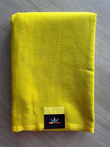 Plain Fine Mul Cotton Saree -27660