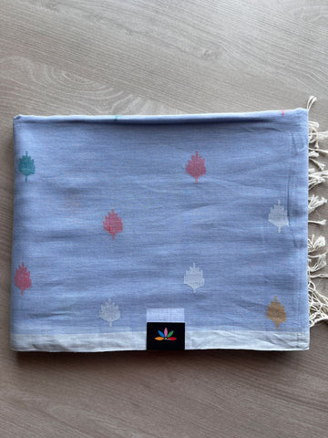 Handloom Bengal Soft Cotton Jamdani Saree -27810