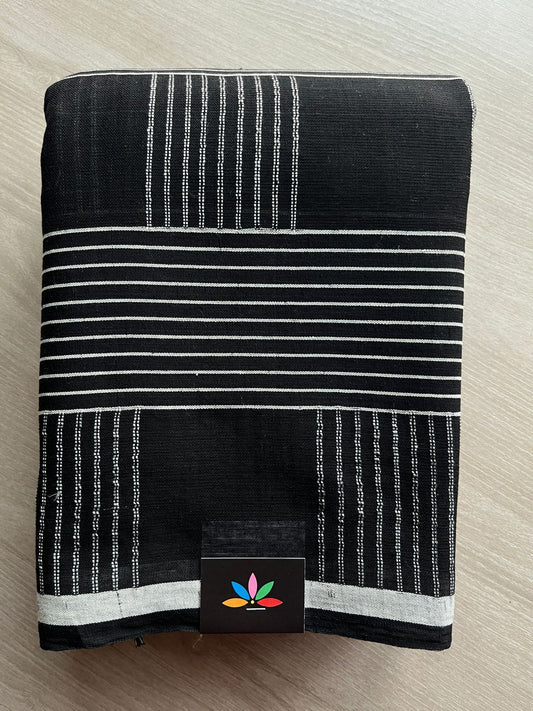 Handwoven Bengal Soft Cotton Saree -27816